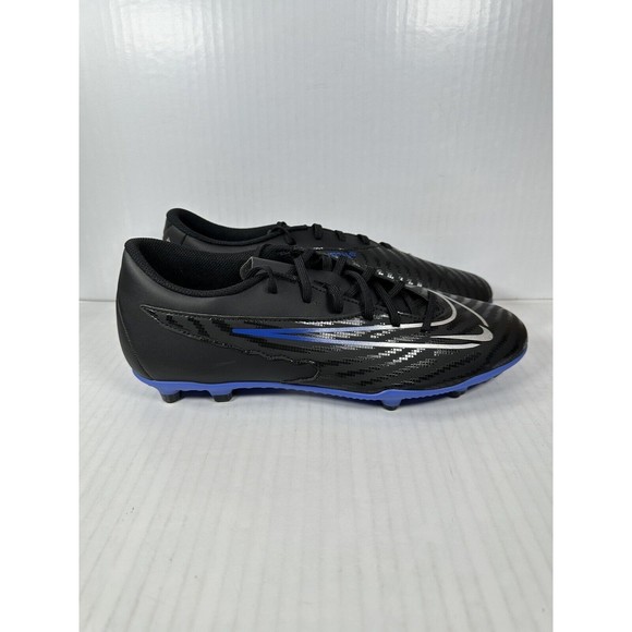 NEW Nike Phantom GX Club FG/MG Black Blue Soccer Cleats Size 10 DD9483-040 main image 8